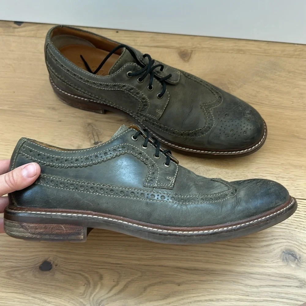 Sperry Top Sider Mens 11.5 M Oxford Wingtip Lace Up Leather